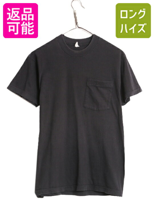 楽天市場】80s フルーツオブザルーム ポケット付き 無地 半袖 Tシャツ 