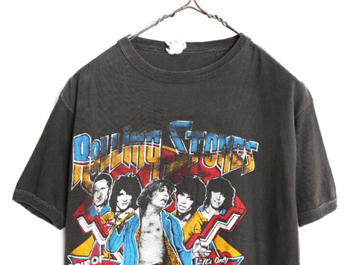 楽天市場】パキ綿 70s ☆ ローリングストーンズ プリント Tシャツ 