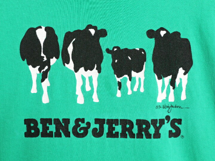 楽天市場】90s USA製 ベン&ジェリーズ 企業 イラスト プリント Tシャツ 