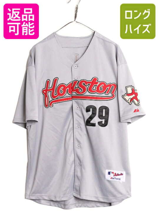 楽天市場】MLB オフィシャル Majestic アストロズ ベースボール シャツ 