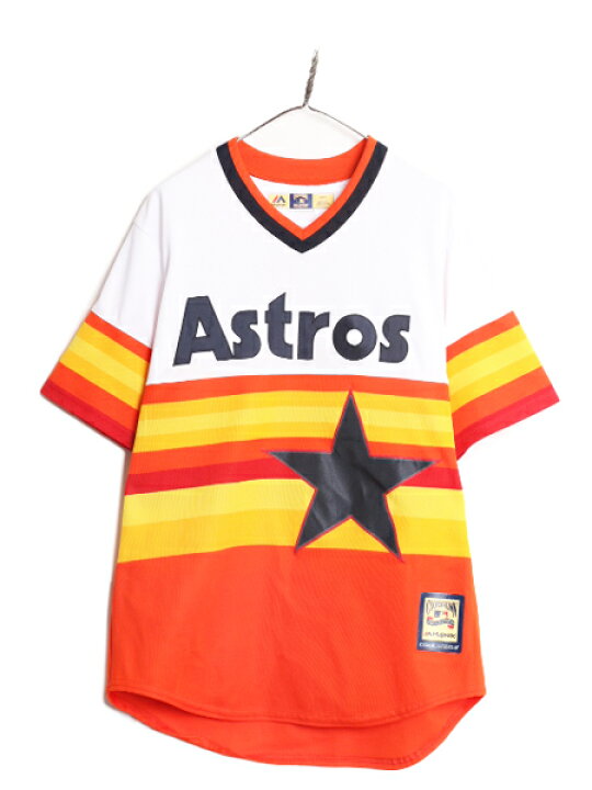 楽天市場】USA製 MLB オフィシャル Majestic アストロズ ベースボール 