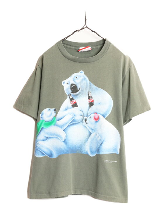 コカコーラ Polar Bear ヴィンテージTシャツ 1994 シロクマ 