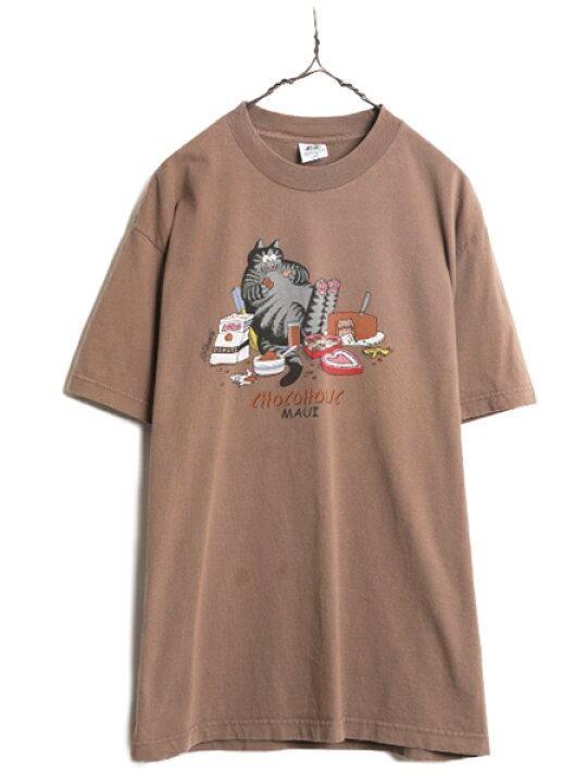 楽天市場】90s USA製 クリバンキャット イラスト プリント Tシャツ 