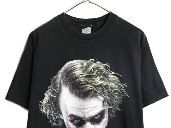 楽天市場】00s ☆ ダークナイト ジョーカー イラスト プリント Tシャツ  