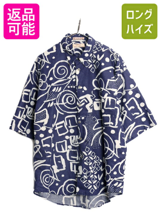 楽天市場】【5/20 0の付く日 ポイント4倍!】 90s ゲス 半袖 総柄 