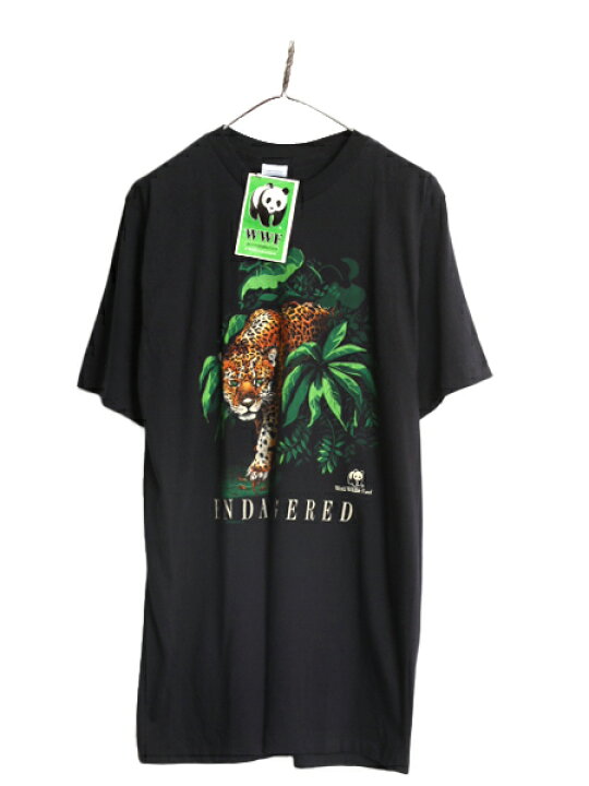 楽天市場】デッドストック 90s USA製 WWF ジャガー イラスト プリント 