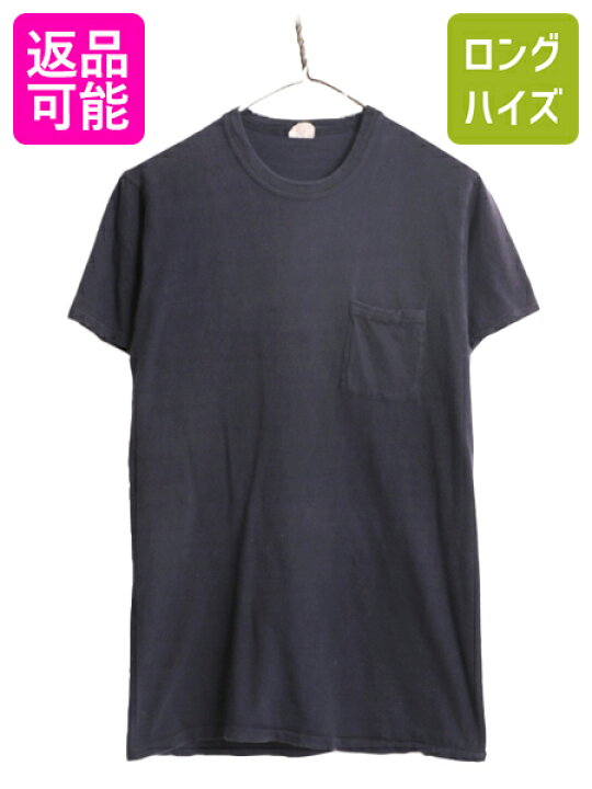 楽天市場】60s USA製 BVD ポケット付き 無地 半袖 Tシャツ L 小さめ 