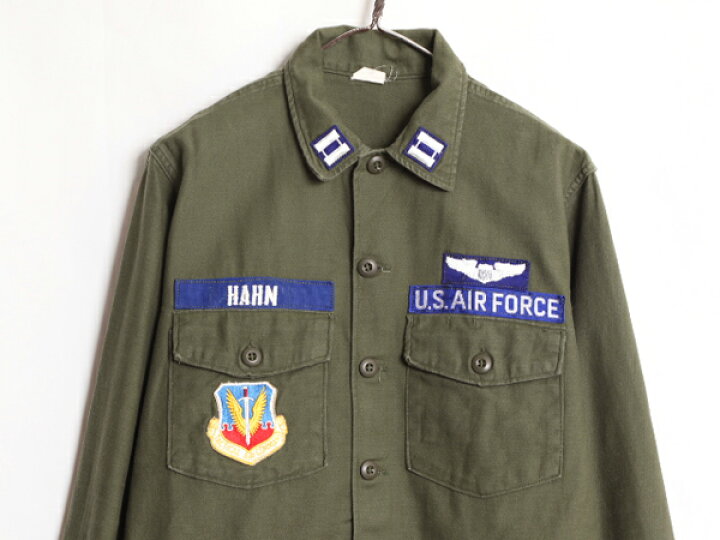 楽天市場】60s 69年製 米軍実物 US AIR FORCE コットン サテン 