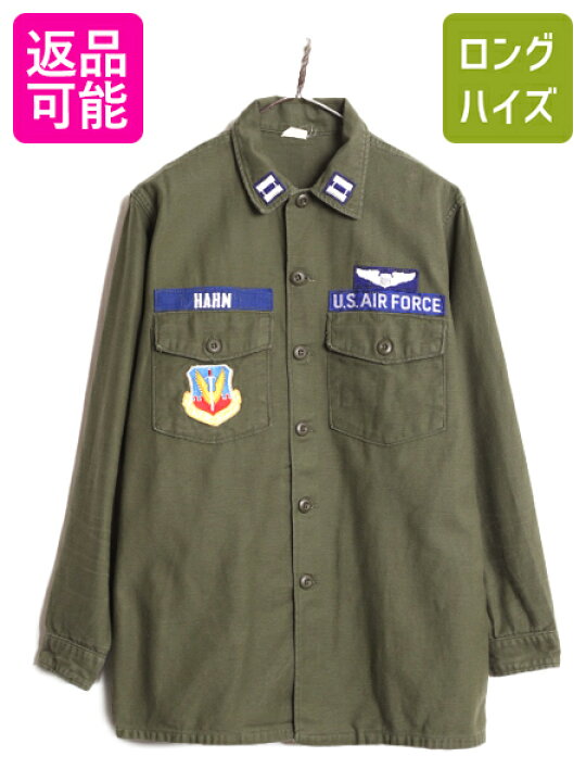楽天市場】60s 69年製 米軍実物 US AIR FORCE コットン サテン 