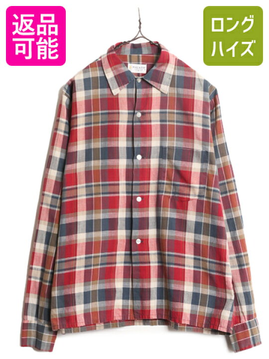 楽天市場】【5/13 最大半額SALE&P5倍!】 60s ☆ BALSAM チェック 長袖 