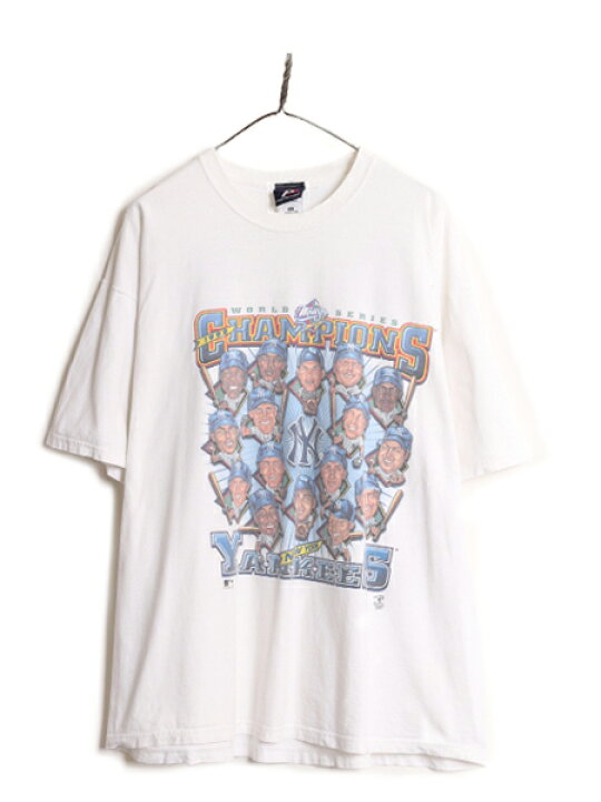 楽天市場】90s USA製 MLB オフィシャル ヤンキース イラスト プリント 
