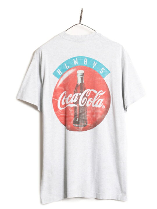 楽天市場】90s USA製 コカコーラ 両面 プリント 半袖 Tシャツ メンズ L