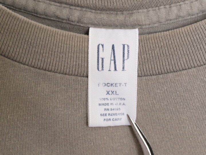 楽天市場】90s USA製 OLD GAP ポケット付き 無地 半袖 Tシャツ メンズ  