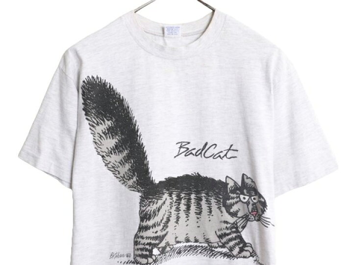 楽天市場】90s USA製 クリバンキャット イラスト プリント Tシャツ 