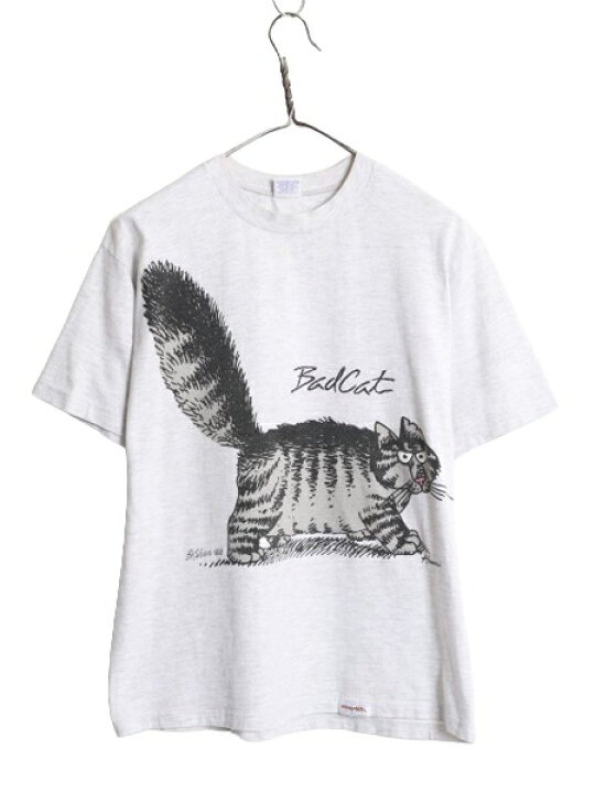 楽天市場】90s USA製 クリバンキャット イラスト プリント Tシャツ 