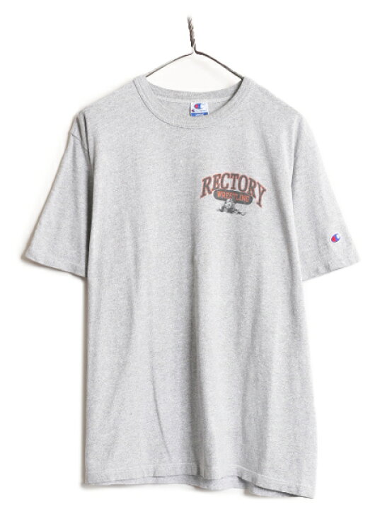 楽天市場】90s USA製 チャンピオン 3段 カレッジ プリント 半袖 T  