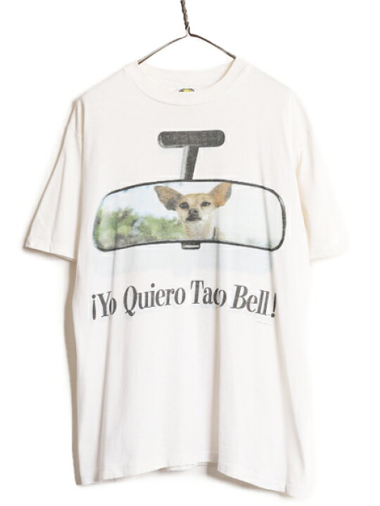 楽天市場】90s USA製 タコベル チワワ 両面 フォト プリント Tシャツ 
