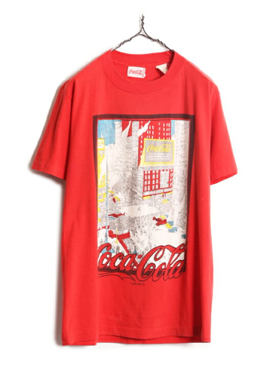 楽天市場】80s USA製 コカコーラ プリント 半袖 Tシャツ メンズ L