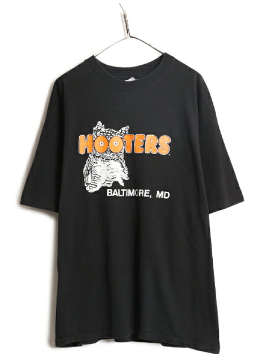 楽天市場】【2/19 お買い物マラソン P5倍!!】 90s USA製 HOOTERS 両面 