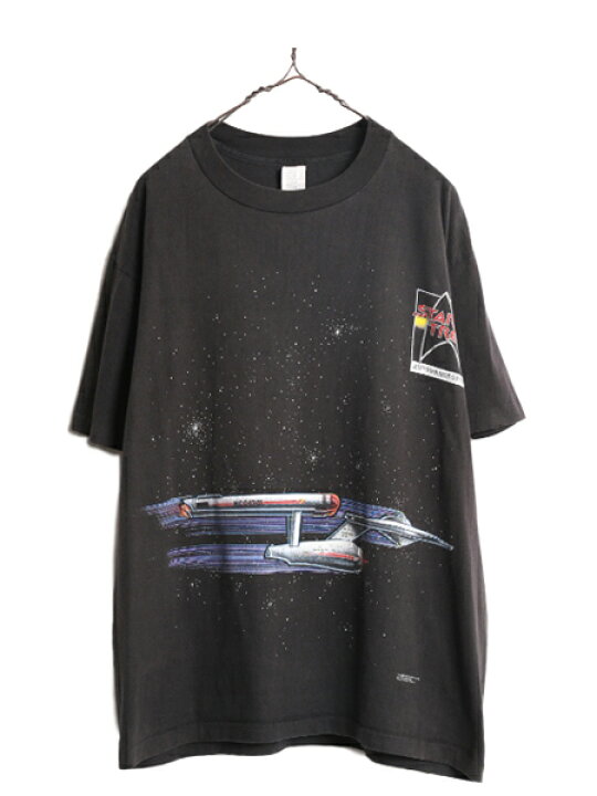 楽天市場】90s USA製 ☆ スタートレック イラスト プリント Tシャツ 