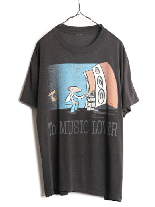 楽天市場】90s キャラクター イラスト プリント 半袖 Tシャツ メンズ  