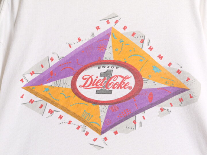 楽天市場】90s コカコーラ 両面 プリント 半袖 Tシャツ メンズ XL 古着 