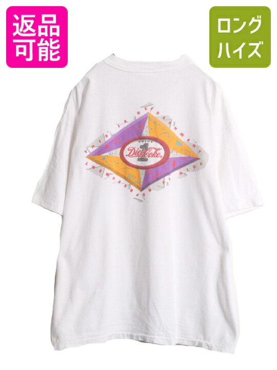 楽天市場】90s コカコーラ 両面 プリント 半袖 Tシャツ メンズ XL 古着 