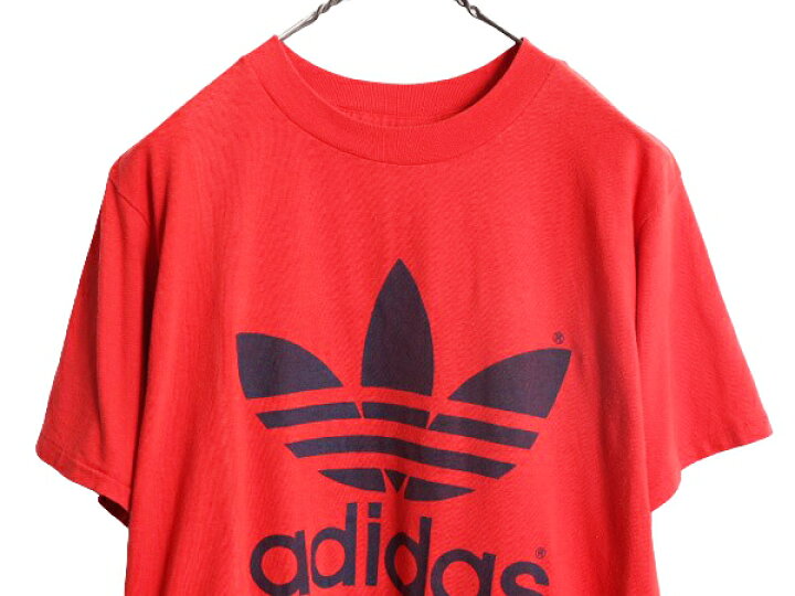 楽天市場】80s USA製 アディダス トレフォイル 両面 プリント Tシャツ 
