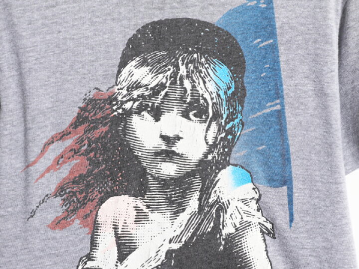 楽天市場】80s USA製 レ ミゼラブル イラスト 両面 プリント Tシャツ  