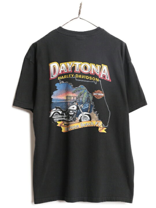 楽天市場】00s USA製 ハーレー ダビッドソン 両面 プリント Tシャツ  
