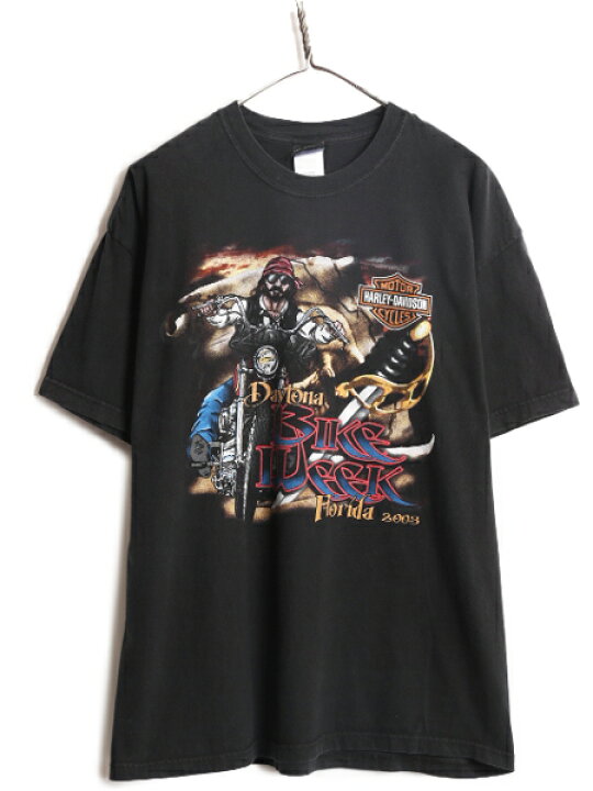 楽天市場】00s USA製 ハーレー ダビッドソン 両面 プリント Tシャツ  
