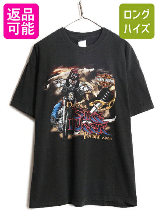 楽天市場】00s USA製 ハーレー ダビッドソン 両面 プリント Tシャツ  