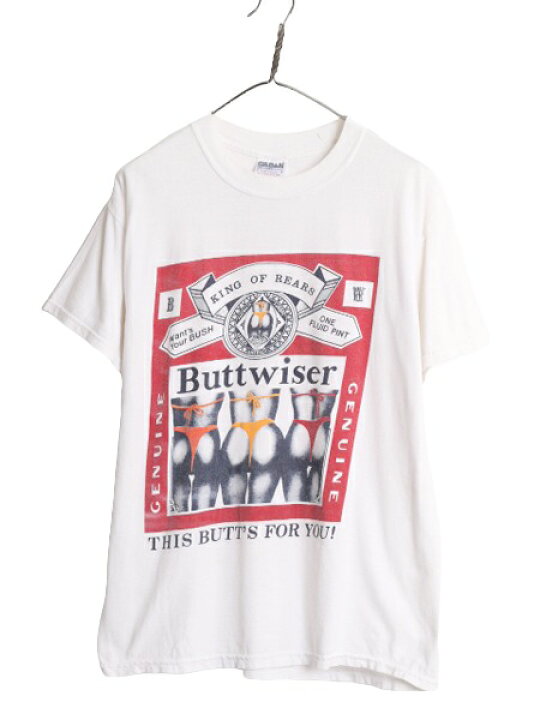 楽天市場】00s バドワイザー パロディ エロ プリント Tシャツ メンズ L 