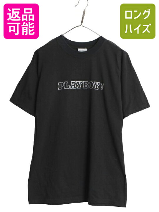 楽天市場】00s USA製 プレイボーイ ロゴ プリント 半袖 Tシャツ メンズ 