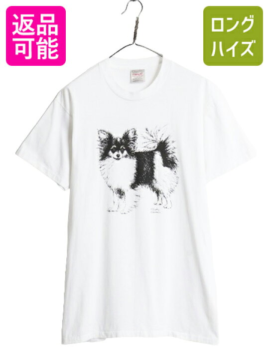楽天市場】90sドッグ アート イラスト プリント Tシャツ メンズ 