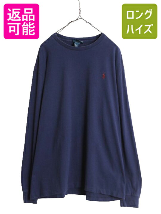 楽天市場】90s ポロ ラルフローレン 長袖 Tシャツ メンズ L 90年代 