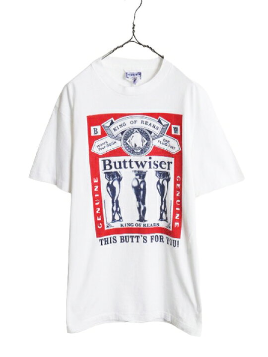 楽天市場】90s USA製 バドワイザー パロディ エロ プリント Tシャツ  