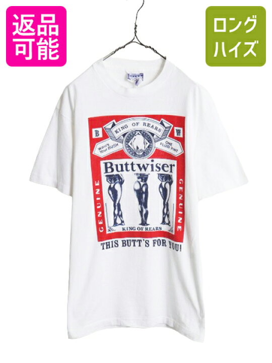 楽天市場】90s USA製 バドワイザー パロディ エロ プリント Tシャツ 