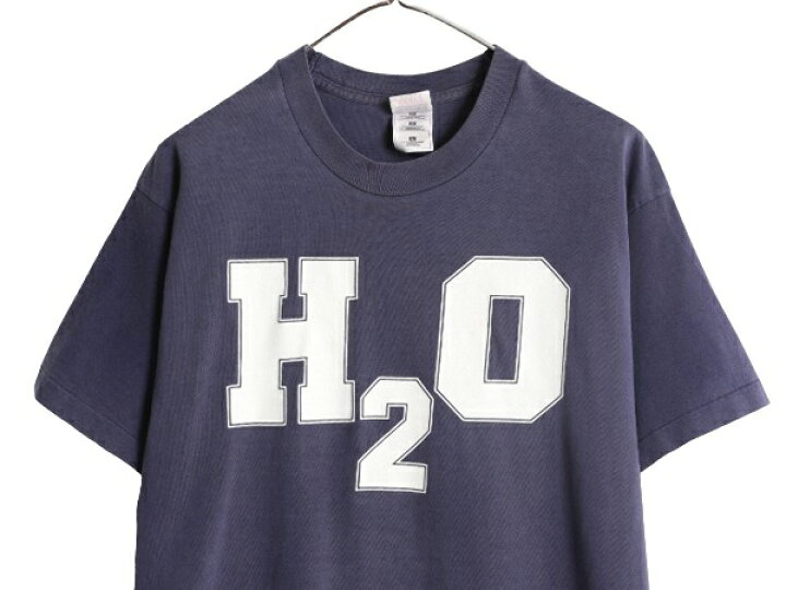 楽天市場】90s USA製 ☆ H2O バンド ロゴ プリント Tシャツ メンズ L 