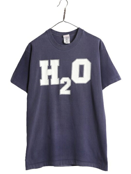 楽天市場】90s USA製 ☆ H2O バンド ロゴ プリント Tシャツ メンズ L 
