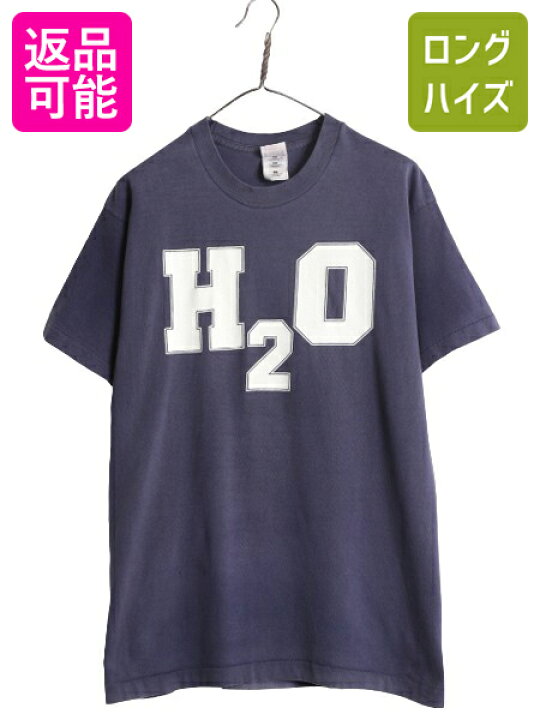 楽天市場】90s USA製 ☆ H2O バンド ロゴ プリント Tシャツ メンズ L 