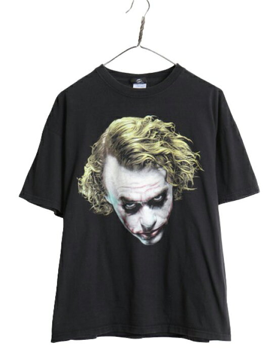楽天市場】00s ☆ ダークナイト ジョーカー イラスト プリント Tシャツ 