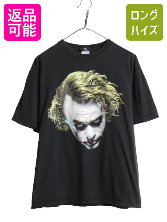 楽天市場】00s ☆ ダークナイト ジョーカー イラスト プリント Tシャツ 