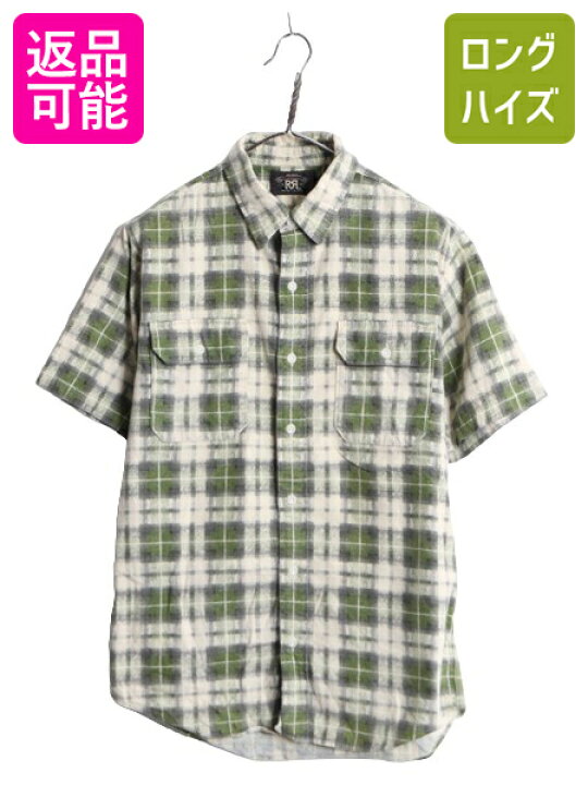 楽天市場】RRL ラルフローレン チェック プリント フランネル 半袖 