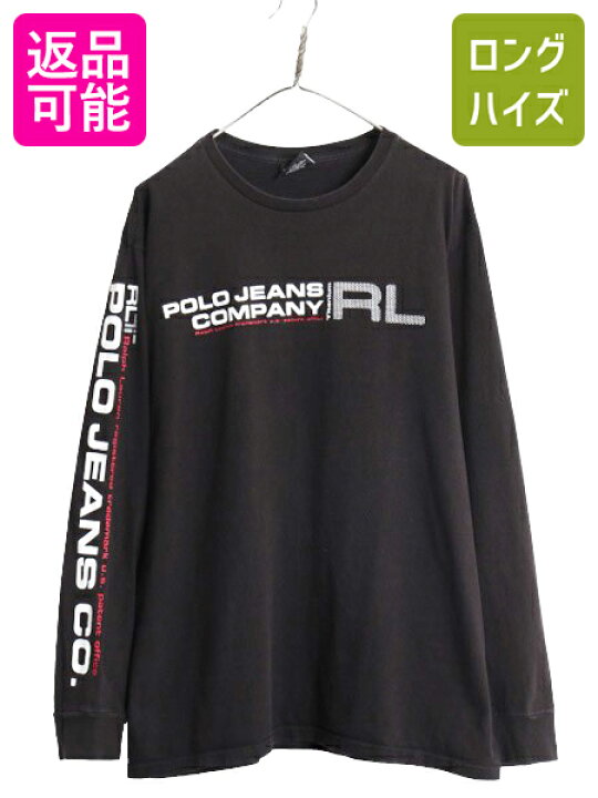 楽天市場】90s ラルフローレン プリント 長袖 Tシャツ メンズ XL / 90 