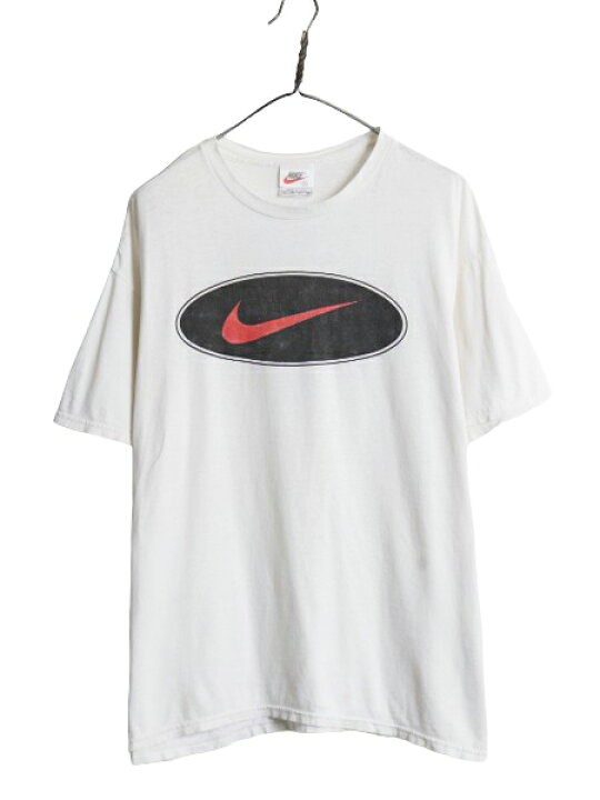 楽天市場】90s USA製 ナイキ ビッグ スウッシュ プリント Tシャツ 