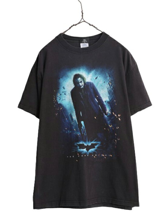 楽天市場】00s ☆ ダークナイト ジョーカー イラスト プリント Tシャツ 