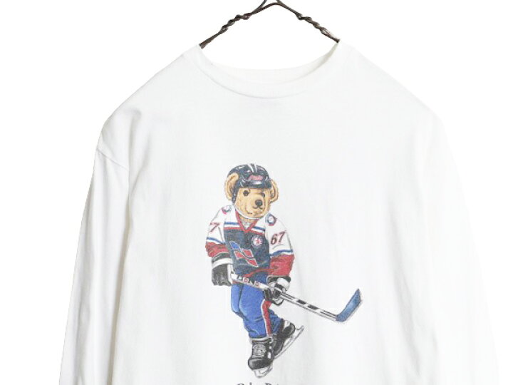 楽天市場】90s ポロベア ポロスポーツ ラルフローレン プリント 長袖 T 