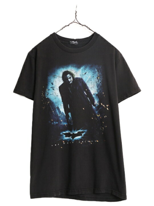 楽天市場】00s ☆ ダークナイト ジョーカー イラスト プリント Tシャツ  