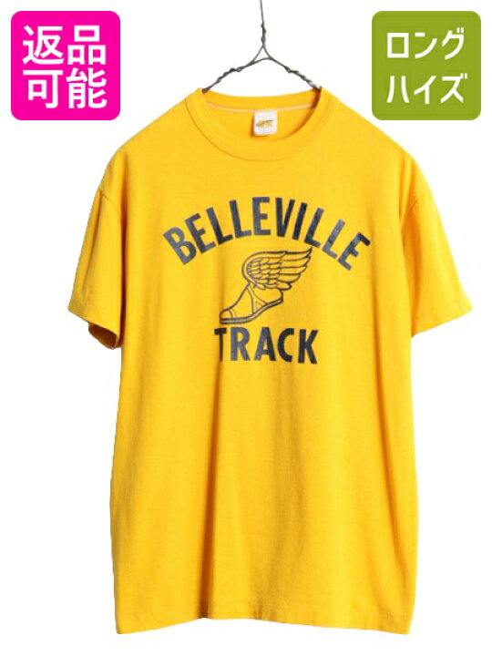 楽天市場】70s 80s USA製 ラッセル ウイングフット 3段 プリント T 